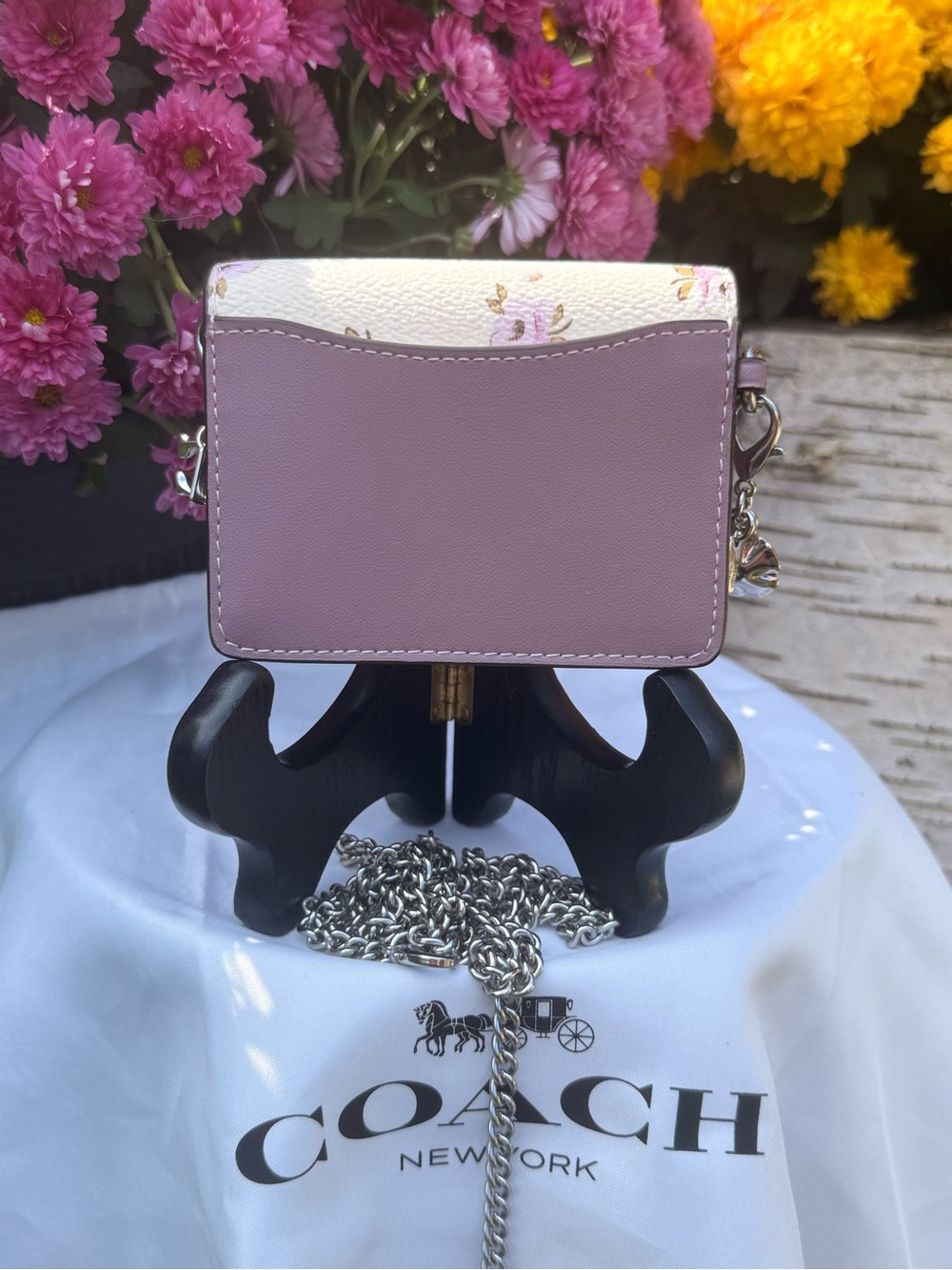 Coach Mini Wallet On Chain CAL70 - Picture 2 of 13